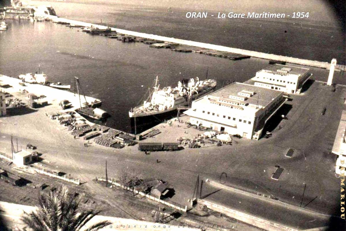 Oran - Port - Gare Maritime - 1954.jpg